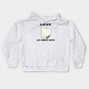 Love at first bite Kids Hoodie